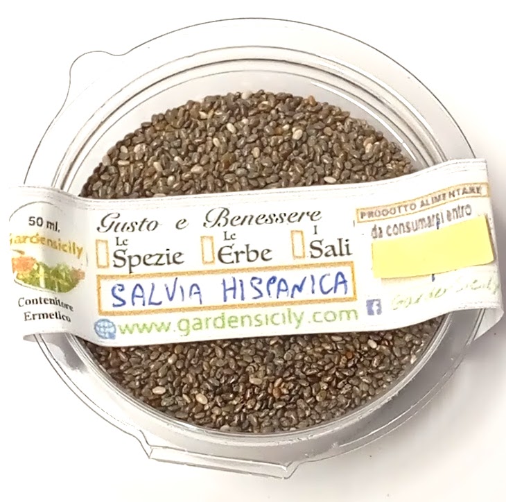 semi di chia naturali fonte di proteine fosforo e selenio