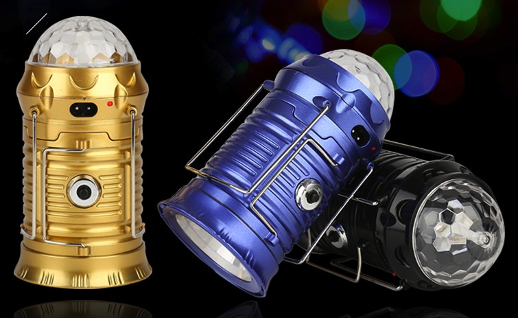 LUCE CAMPEGGIO MULTIFUNZIONE ANCHE CON LUCE DISCO INCLUSA