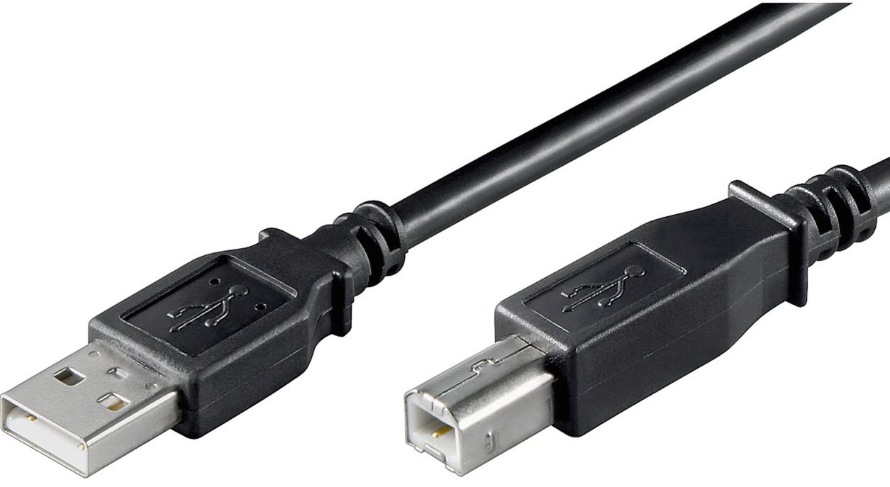 Wentronic USB AB 180 HiSpeed Black 1