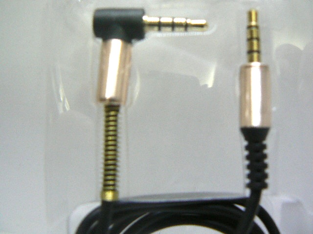 clicca su immagine per consultare dettagli, vedere altre foto e ordinare cavo AUX jack 3,5 STEREO/MICROF. m/m a 4 pin X car INGR.L