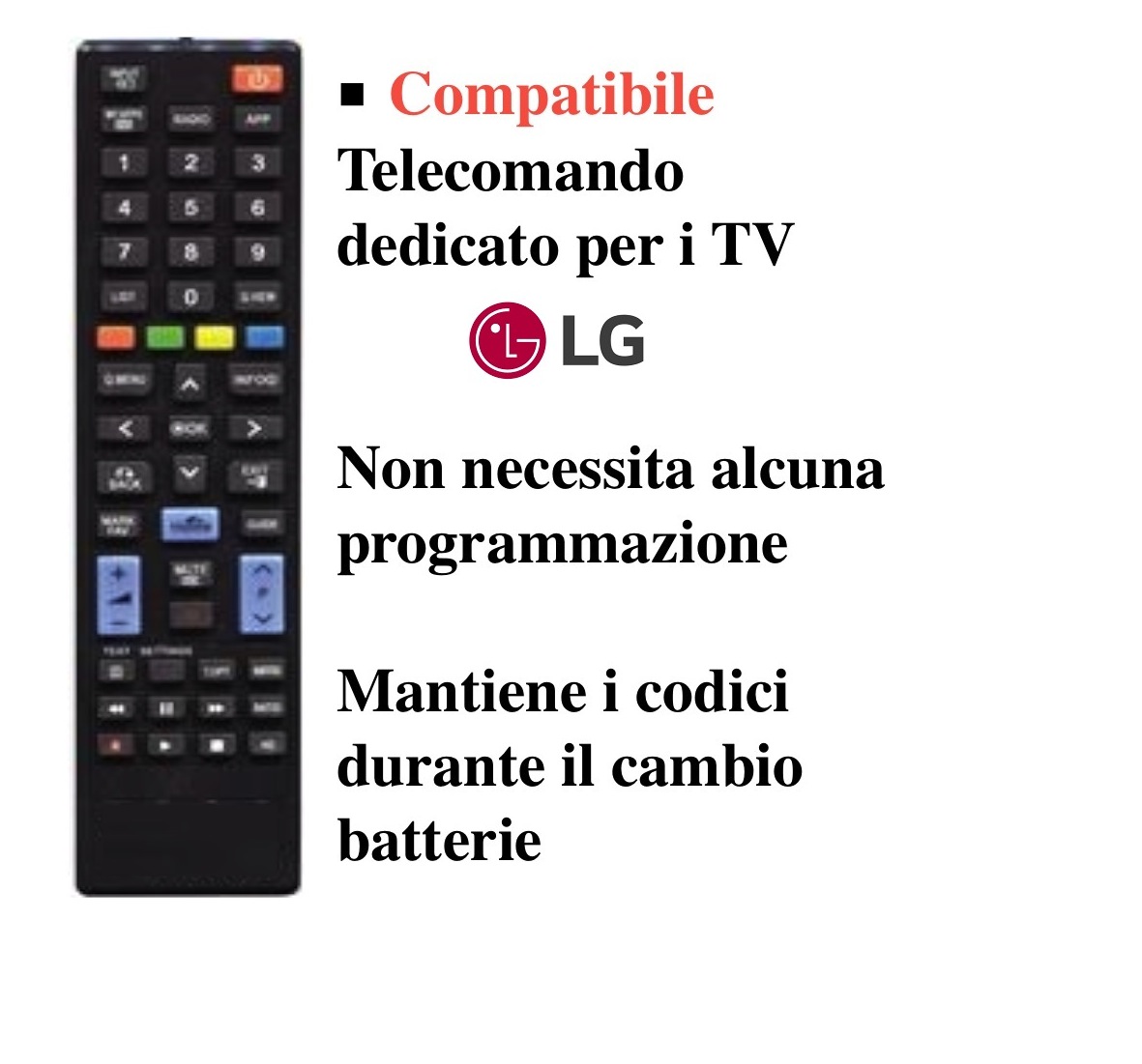 Telecomando Universale, gia PRONTO per LG