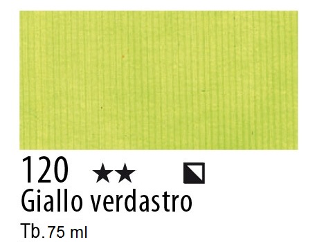 MAIMERI Maimeri colore Acrilico extra fine Giallo Verdastro 120 -75m 