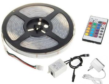 STRISCIA LED RGB 5M SMD con telecom..