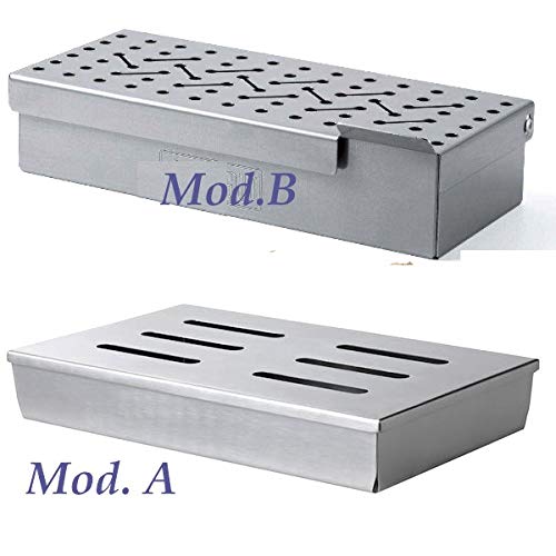 affumicatore per Barbecue, in Acciaio Inox 