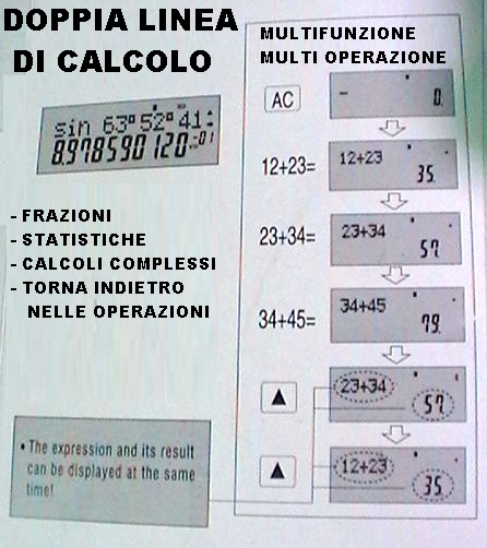 ordina CALCOLATRICE scientifica 240 funzioni 12 digit kenko e sharp