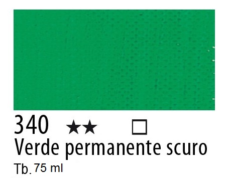 MAIMERI Maimeri colore Acrilico extra fine Verde perm. Scuro 340 