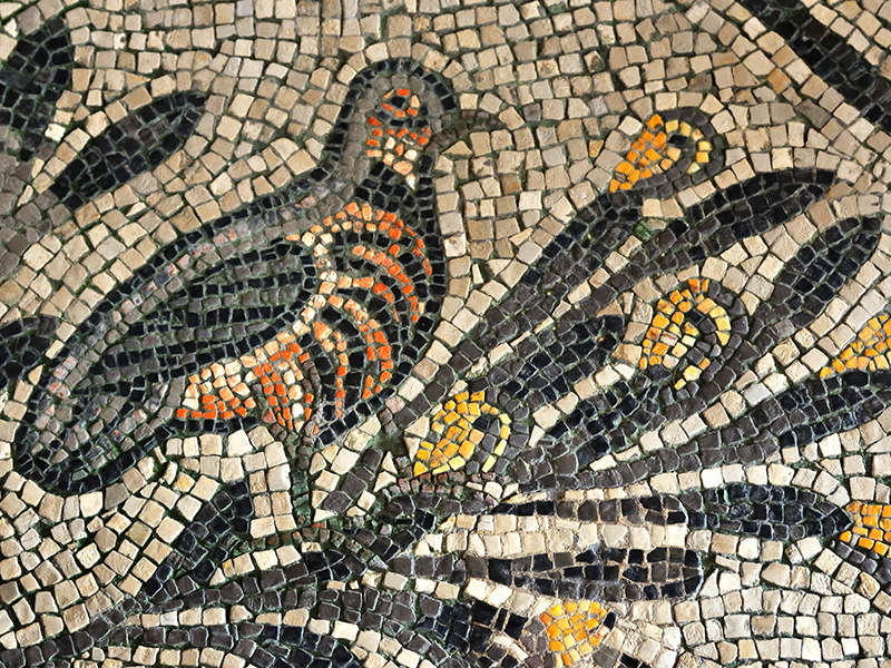 MOSAICO TESSERA IN PASTA CERAMICA PIETRA ROMANA