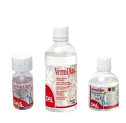 VERNIDAS 33ML. VERNICE LUCIDA CRISTALLIZZANTE SCOLASTICA effetto laccato e  ceramico di Vernidas, la mitica vernice protettiva trasparente e  cristallizzante conosciuta in tutto il mondo da generazioni di creativi.  Mette in risalto le