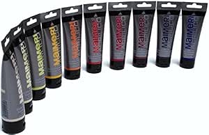 MAIMERI ACRILICO KIT DI 10 COLORI ACRILICI DA 75ml CAD 