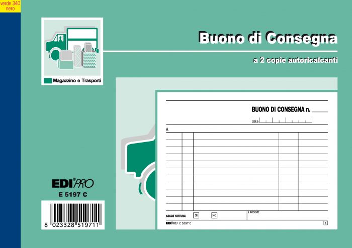 Blocco buoni di consegna 50x2 - mod 12x18 (o 10x17)