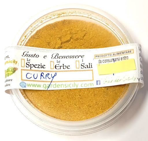 Spezie Curry in Polvere 50 ml. Curry è mix di spezie