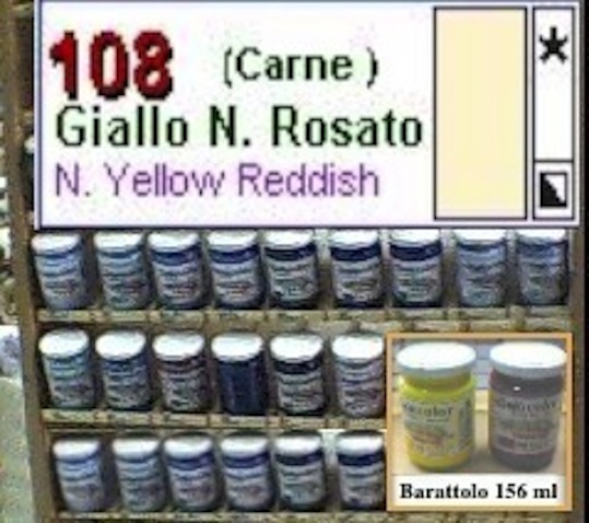 Colore Acrilico fine DALU Made in Italy 156ml. (carne)