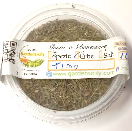 Spezie Aghi di Timo da 50 ml. Spezia Timo x Mal di Gola