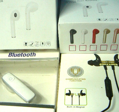 PER iphone e samsung Auricolari con microfono blue tooth vari modelli  