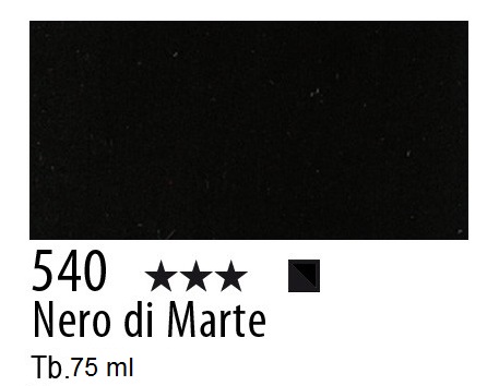 Maimeri colore Acrilico extra fine Nero di Marte 540