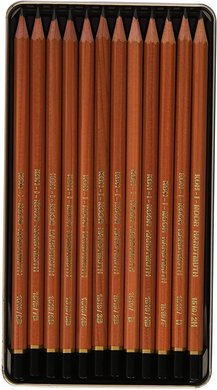 ordina Set 12 matite in grafite alta qualità in cf.metallo