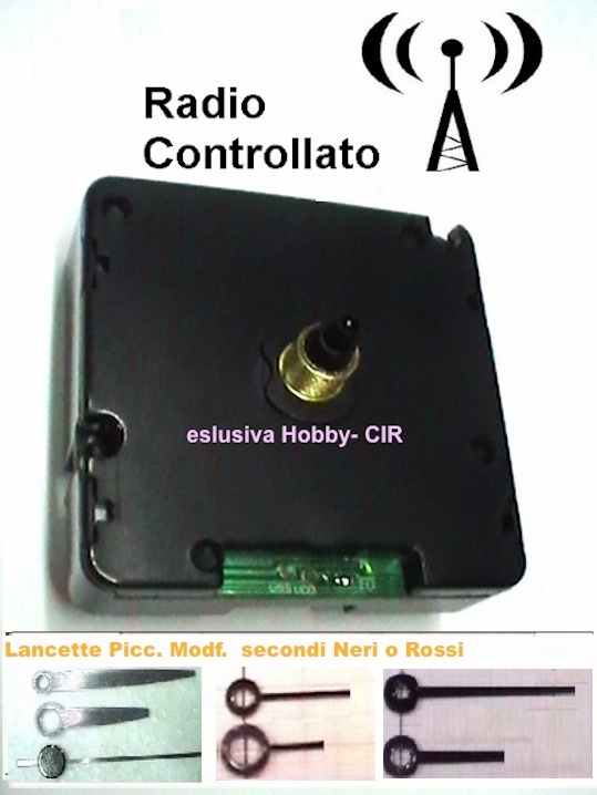 clicca su immagine per consultare dettagli, vedere altre foto e ordinare OROLOGIO RADIOCONTROLLATO LANCETTE mign.