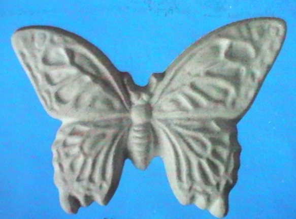 STAMPO GOMMA:  Farfalla grande da appendare o da tavolo