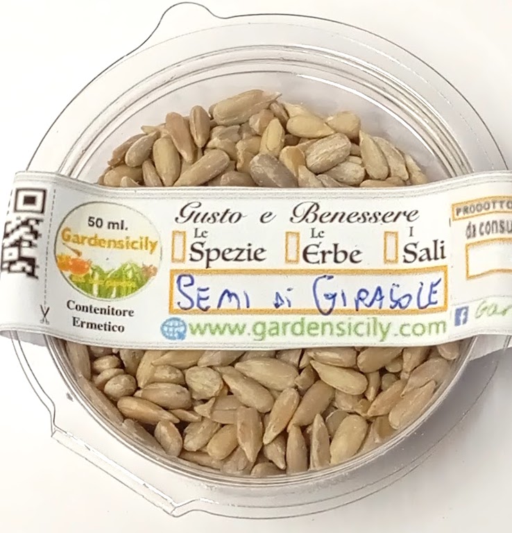 Semi di girasole puri naturali - Benessere a Tavola 50 ml.