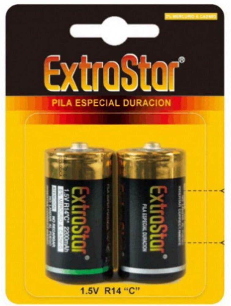 EXTRASTAR BLISTER 2 PILE 1/2 TORCIA EXTRASTAR O VARTA 8432011600450