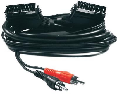 CAVO SCART + SCART + 2 RCA V