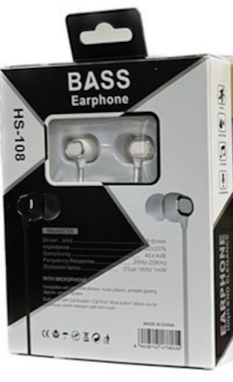 AURICOLARI POTENTI BASS CON MICROFONO