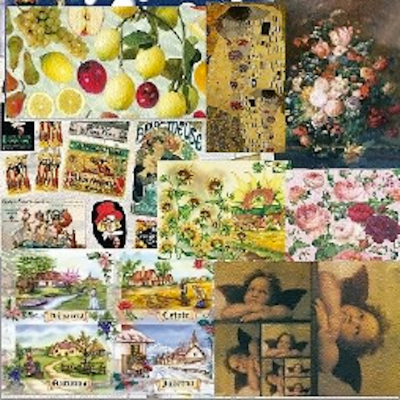 Assortimento di  32 Carte x decoupage mis. 50x70 cad 