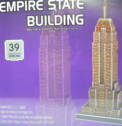 clicca su immagine per consultare dettagli, vedere altre foto e ordinare PUZZLE 3D EMPIRE STATE BUILDING