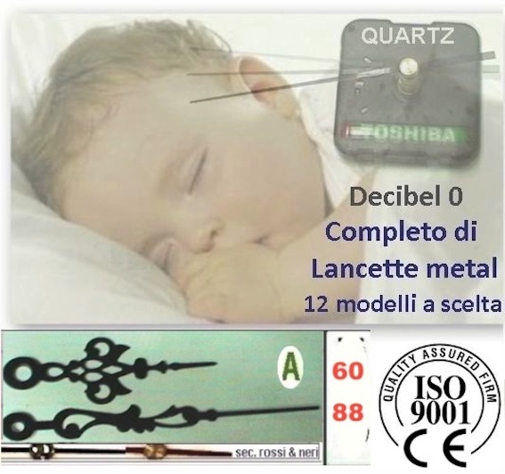 clicca su immagine per consultare dettagli, vedere altre foto e ordinare MECCANISMO OROLOGIO SILENZIO Top A N